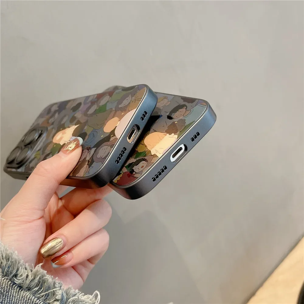Fundas de teléfono acrílicas para parejas, funda protectora para Iphone 15, 14 Pro Max, 13, 11, 12 Pro Max, Xs Max, Xr, X
