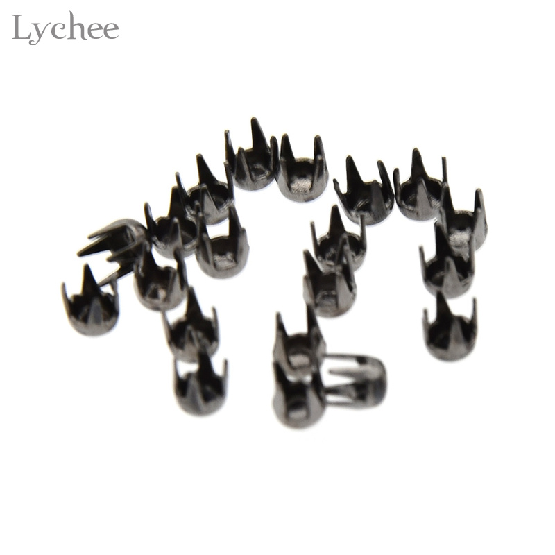 Mini remaches redondos de Lychee, accesorios para coser álbumes de recortes, DIY, 20 Uds.