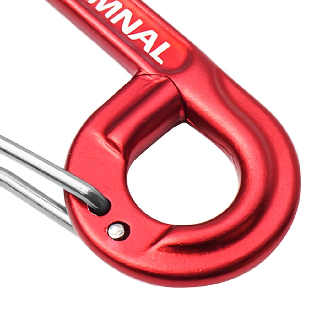 Aluminium Karbinhake D-ring - Clip Nyckelring för Camping & Vandring