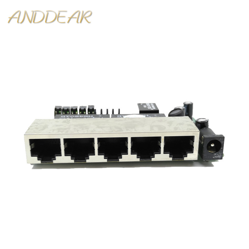OEM 5 Port Gigabit Ethernet Switch module network switches module 10/100/1000mbps US EU plug switch lan combo