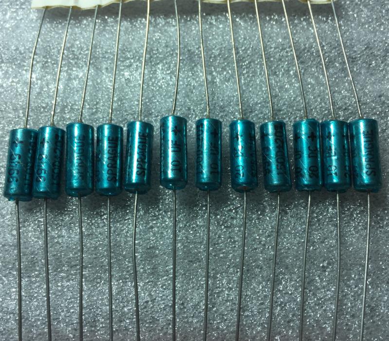 Condensador de tantalio axial con sello de oro Chapado en plata, 10 Uds./20 piezas Uds., 150D, 20V10UF, 5x12mm, 10UF, 20V, reemplazo de 25V, 106