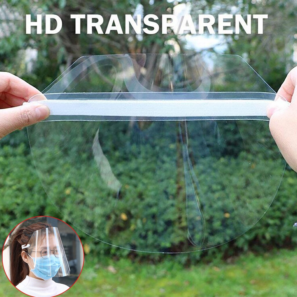 Anti-spitting Protective Hat Splash Clear Face Helmet Double-sided Shield Protecto Motorcycle Protective Hat