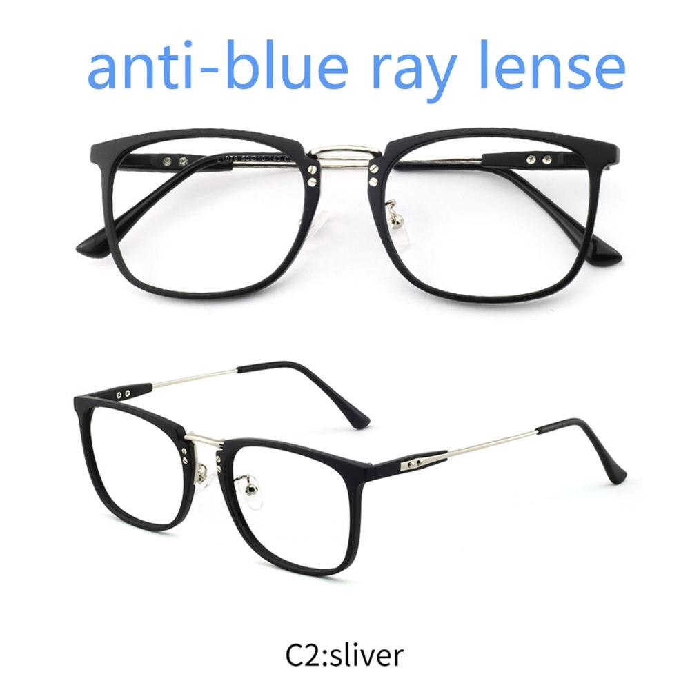 Korean Eye Glasses Frame Clear Lens Optical Eyeglasses Black Blue Eyewear Frames Spectacle for Men OCCI CHIARI OC2002