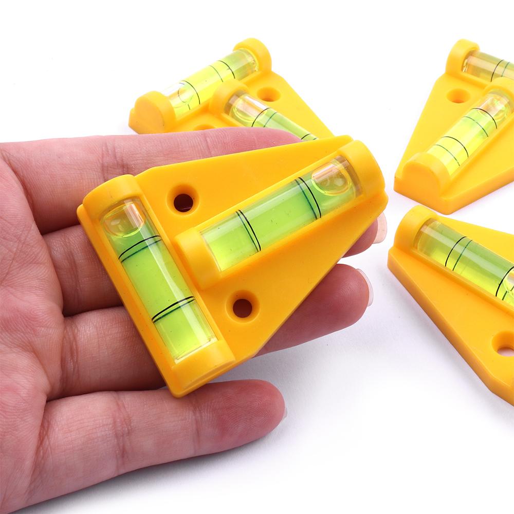 10 stuks waterpas type t, waterpas van abs en kunststof, 2- richtingen waterpas voor het afstellen van de hoek, waterpas, meetinstrument 44 x 58mm