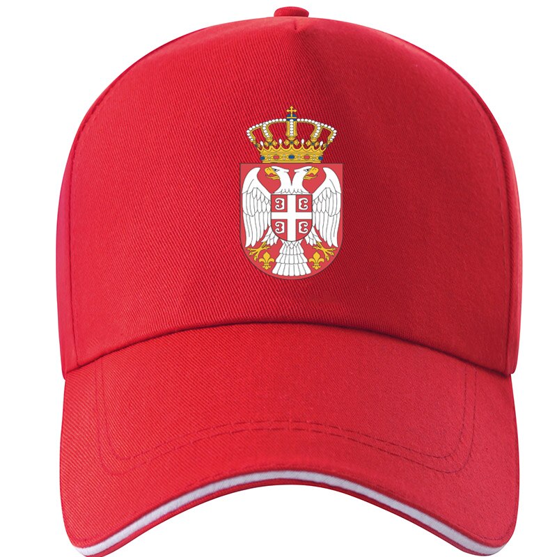 SERBIA repubblica cap fai da te di trasporto custom made nome numero di srbija SRB cappello srpski nazione bandiera serbien college stampa foto berretto da baseball cap: red 3