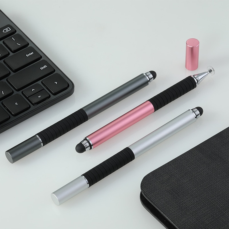 2 in 1 Precisie Serie Capacitieve Pen Universal Disc Stylus Touch Screen Pen voor Alle Andere Capacitieve Touchscreens