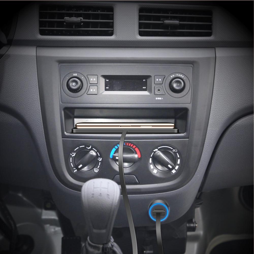 Wireles Caricabatteria da Auto Mount 10W Fai da Te Wireless Caricabatterie Wireless di Ricarica Pad Veloce Qi Caricabatteria per Auto