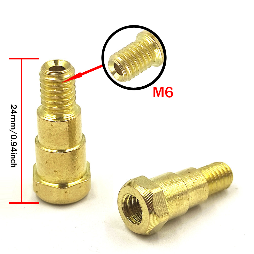 9Pcs/Lot 24KD Welding Torch Consumable 0.8mm 1.0mm 1.2mm MIG Torch Gas Nozzle Tip Holder Gas Diffuser of MIG MAG Welding Machine