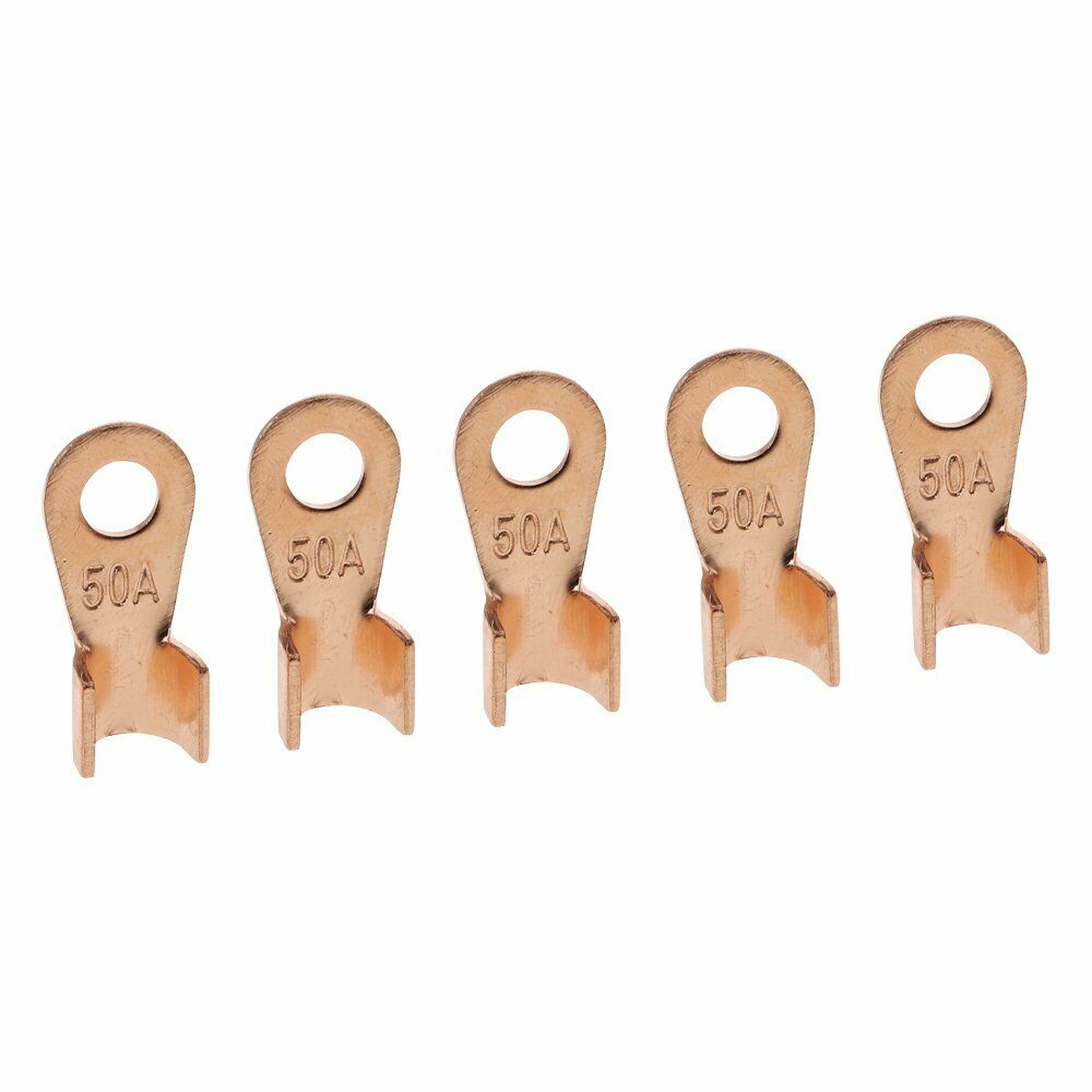 70pcs Copper Battery Cable Connector Terminal Open Lugs Wire Terminals OT-10A OT-20A OT-30A OT-40A OT-50A Splice Wire