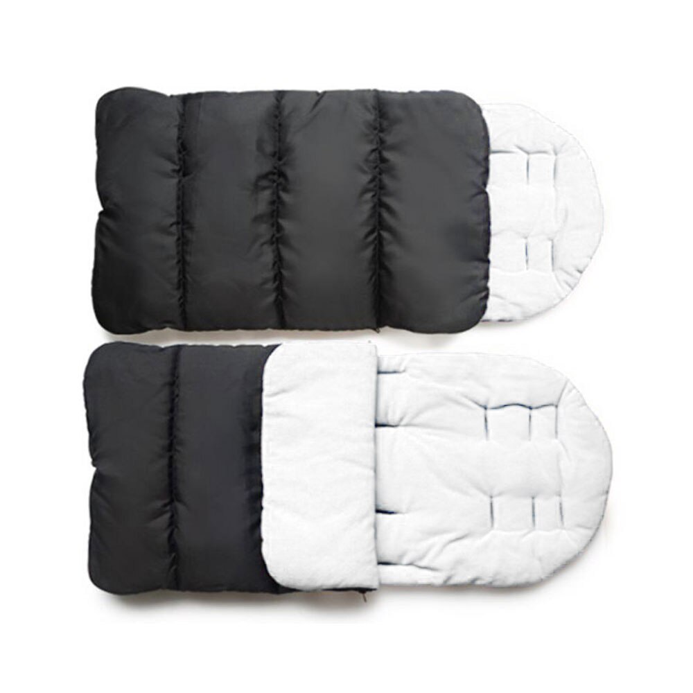 3- in -1 universele winddichte warme slaapzakken voor peuters, deken, voetenzak voor kinderwagen, buggy, kinderwagen, matje voor voetenzak: Wit