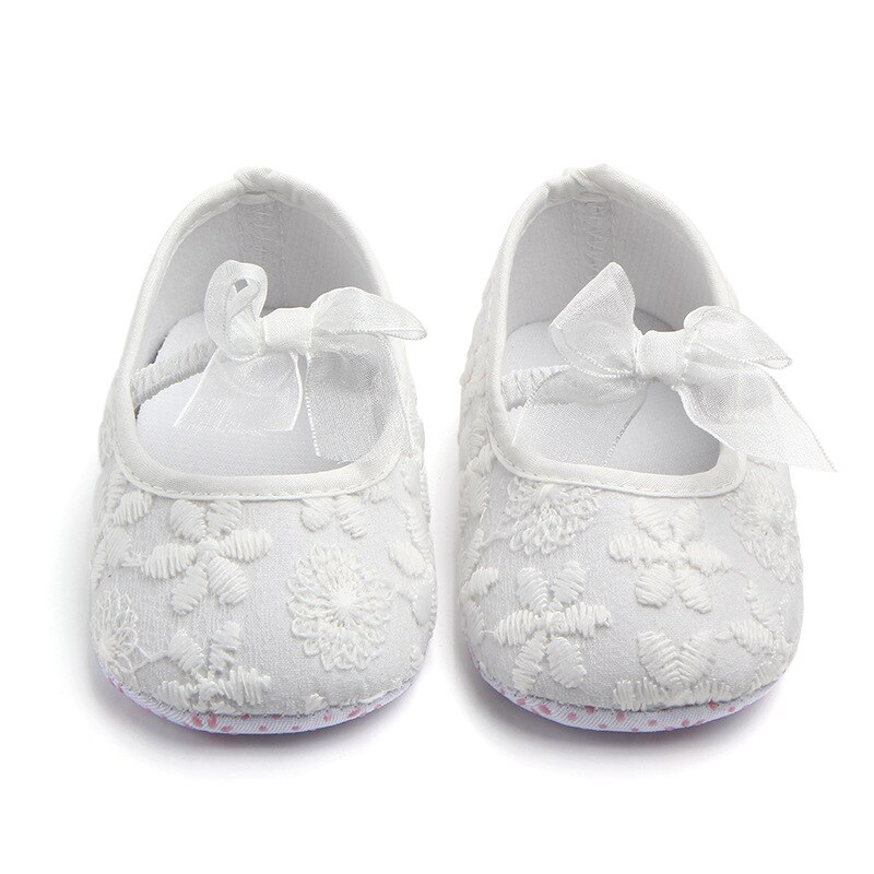 Mode Baby Meisjes Crib Schoenen Pasgeboren Eerste Stappen Peuter Bloem Boog Loafers Zuigeling Tenis Voor 1 Jaar Oude Schoeisel Pop schoen