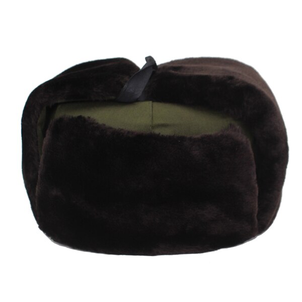 AETRUE Winter Bomber Hat Men Winter Hats For Men Women Thick Earflap Warm Ski Outdoor Sport Gorro Mask Male Balaclava Bomber Hat: army green