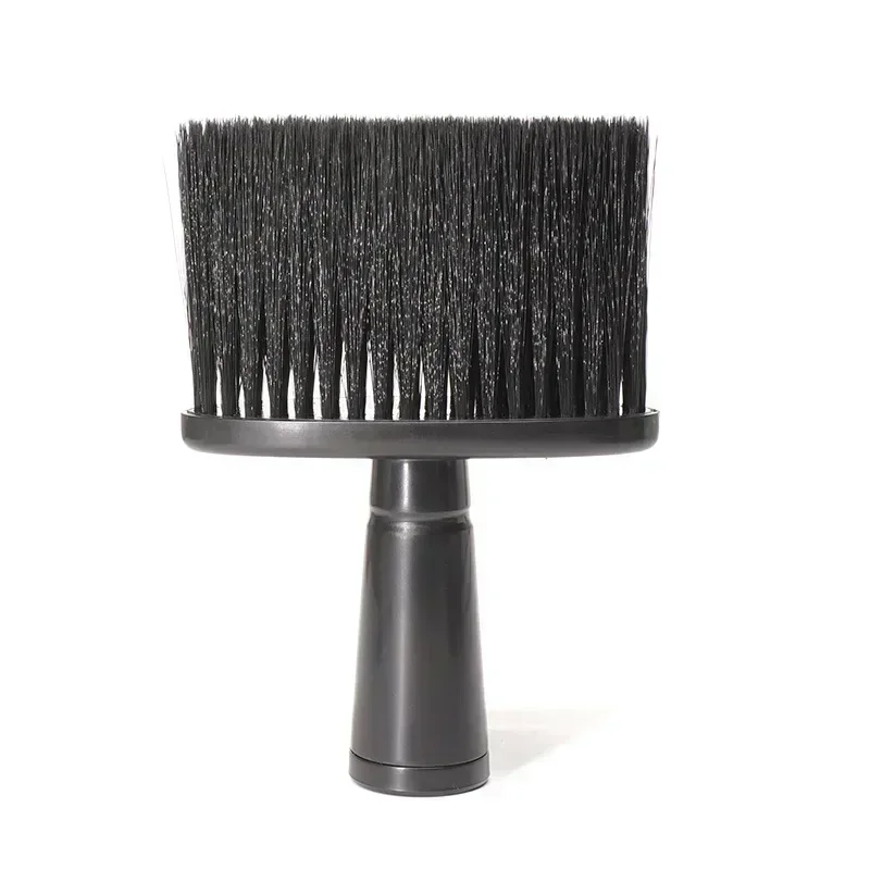 1pcs Soft Neck Face Duster Brush Barber Hair Clean Hairbrush Beard Brush Salon Cutting Hairdressing Styling Tool: black
