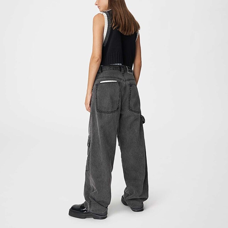Kvinner høst vintage strikket ermeløs v-hals bokstaver trykt cropped tank top ribbet kant løs genser genser genser