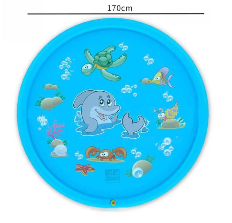 48 Uur Levering 170Cm Kinderen Outdoor Water Spuiten Mat Spelen Met Water Kant Mat Fontein Mat