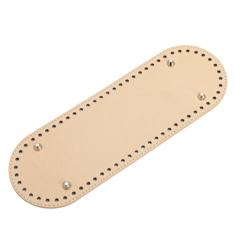 3 stks/set 17 cm Ronde Bodem Voor Gebreide Tas PU Lederen Tas Basis Handgemaakte Bodem Met Gaten Diy Gehaakte Tas bodem Accessoires: MULTI