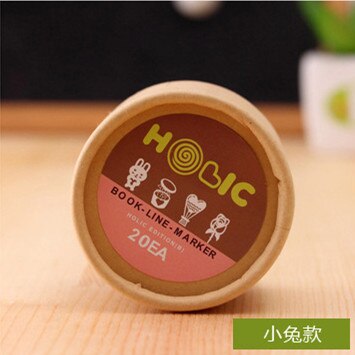 20 pcs/lot (one box) Mini Metal Bookmark Clips Cute Cartoon Animal Plated Sliver Bookmarks Stationery 0915: 3