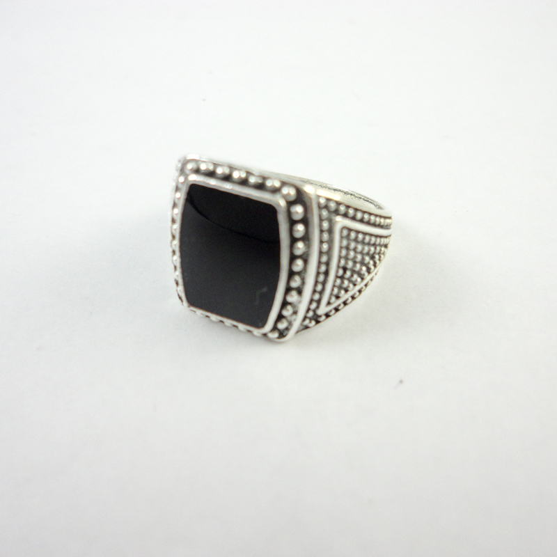 15 stücke Vintage Stil Schwarz Silber Überzogene Männer Ringe Für Mann Retro Schmuck Bulks Viele LR347