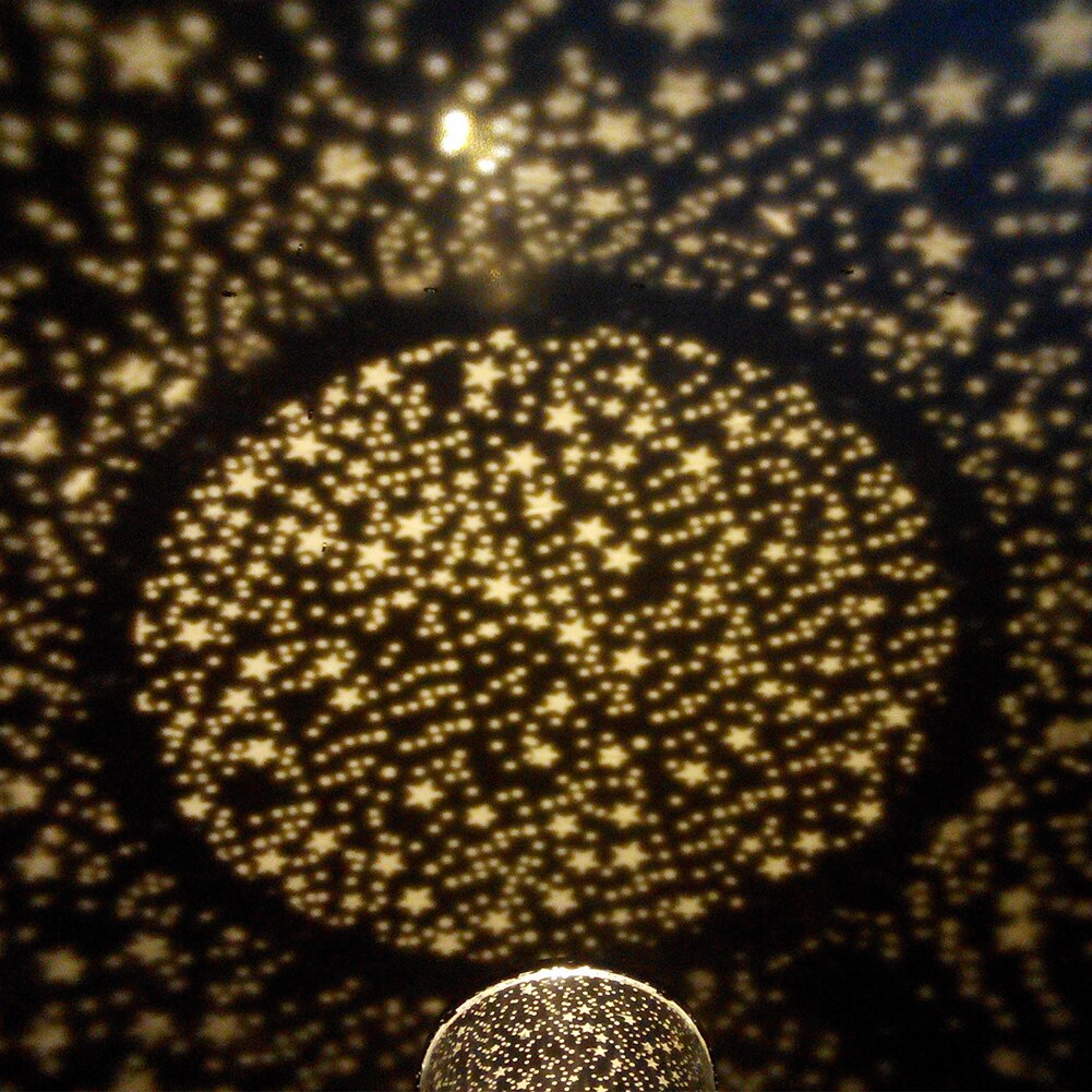 Romantische Ronde Led Sterrenhemel Projector Lamp Thuis Slaapkamer Nachtlampje Kids