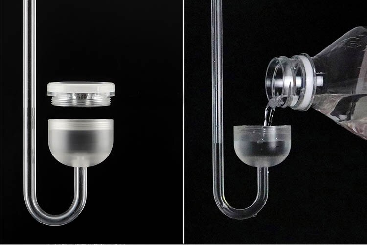 Hang on hook CO2 atomizer diffuser mini nano atomizer arcylic plastic super silm bubble counter aquarium water plant fish tank