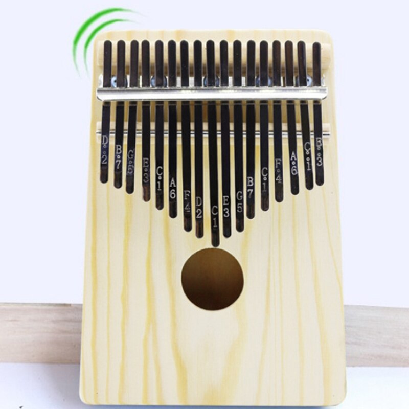 17 Key Kalimba Solid Thumb Finger Piano Kalimba Play with Guitar