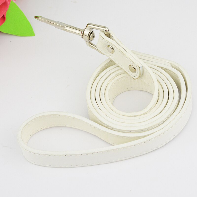 (10 stuks/partij 120 cm lengtes 5 kleuren pu leren hondenriem voor puppy's, hondenketting om mee te wandelen