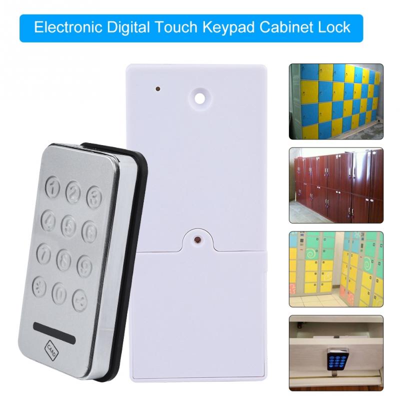 Electronic Metal Digital Touch Keypad Cabinet locker Password RFID Card Key lock