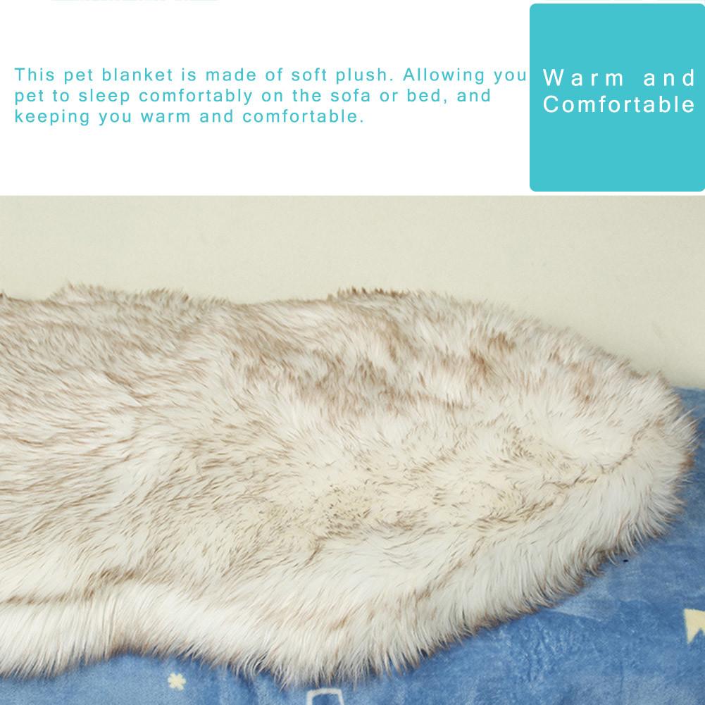 Zachte Faux Fur Hond Bed Mat Pluche En Pluizige Huisdier Pad Ultra Cozy Pet Orthopedische Hond Bed Memory Foam hond Bed