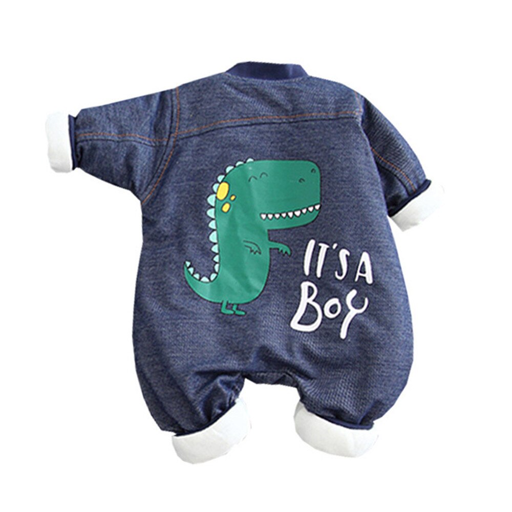 Winterliche babykleidung für neugeborene, langärmlige Baby-Overall, Cowboy-jumpsuits für freundlicher, kleinkinderkostümich, einfarbige Baby- #39