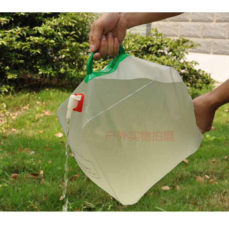 foldable Folding Bucket handbag bag drip watering 15L PVC Collapsible Water Container Folding Water Home Garden Cleaning Tool