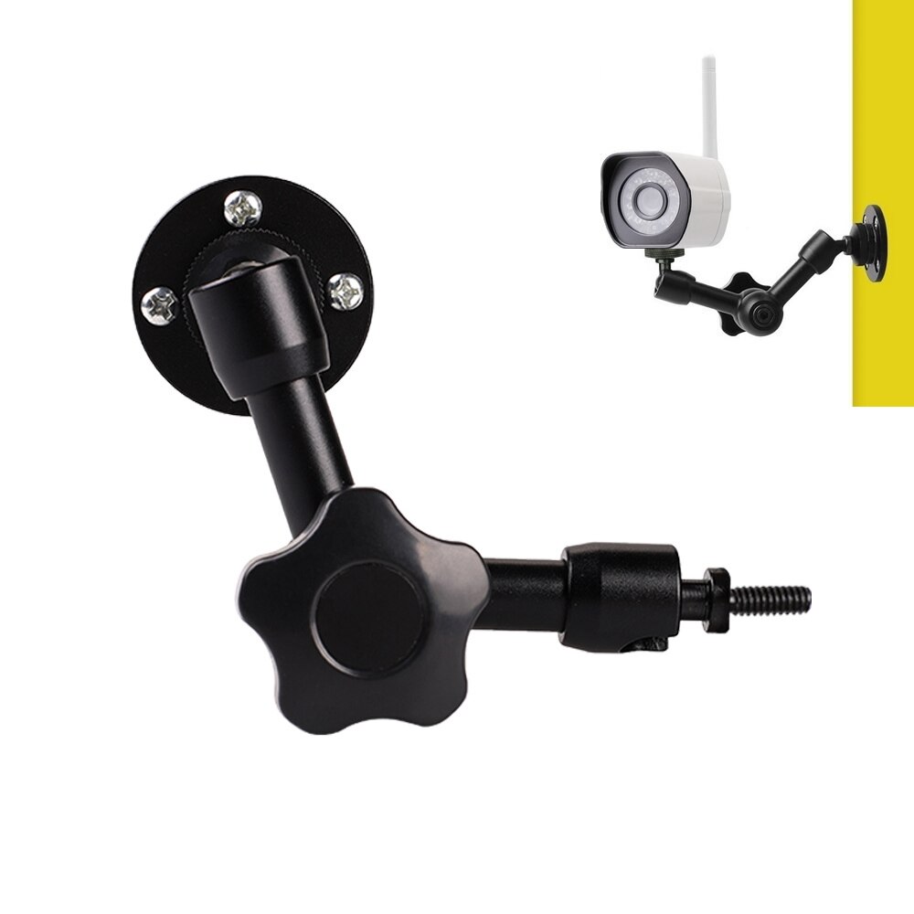 11/7 Inch Friction Articulating Magic Arm with Wall Mount 1/4 Standard Thread for Webcam LED Light DSLR Camera Accessories