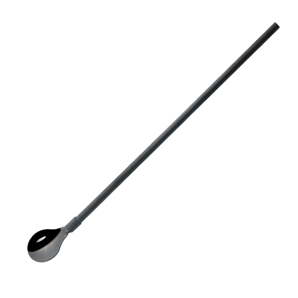 2Pcs Colorful Cocktail Stirring Spoon 18/10 Stainless Steel Metal Straws Reusable Drinking Straw Spoon Bar Coffee Stirring Tools