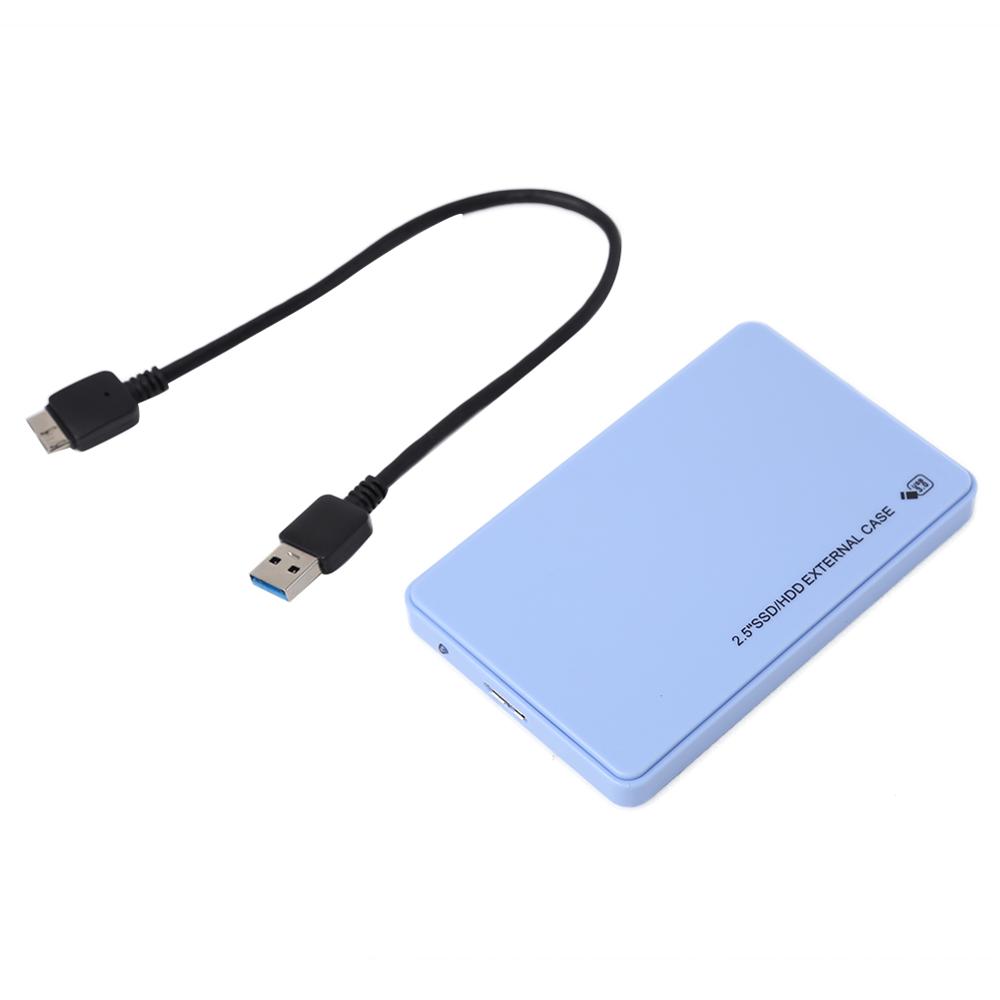 2.5 Inch USB3.0 Naar Sata Ssd Hdd Case Harde Schijf Behuizing Externe 5 Gbps Hdd Disk Box Ondersteuning 2Tb voor Windows Mac Os