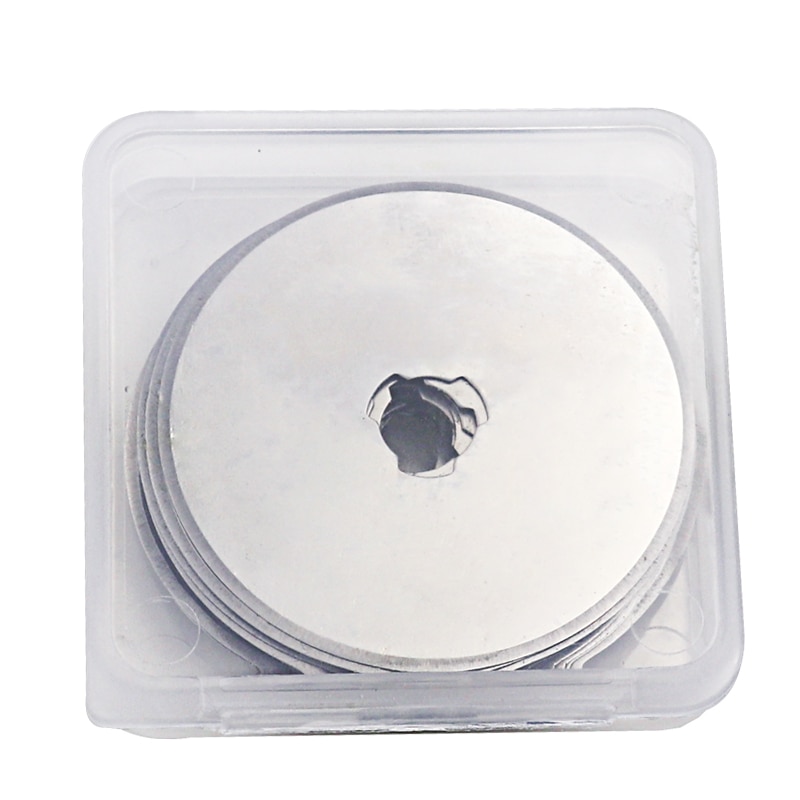 20 piezas hoja de disco de corte rotativo de 45mm, cuchillas de repuesto para tela, vinilo, papel, Patchwork, herramientas de costura de cuero, Kit de corte Circular