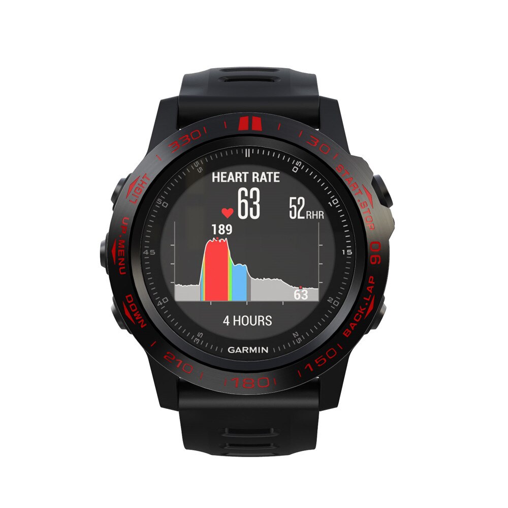 Funda de de anillo biselado para Garmin Fenix3/3HR, cubierta de Metal Anti arañazos, reloj inteligente para Garmin Fenix 3: black / For Fenix 3