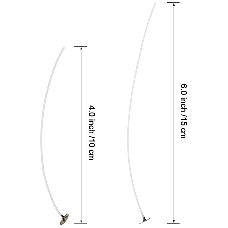 Candle Making Kit 100Pcs Pre-Waxed Candle Wicks with Double-Sided Dots Wick Stickers and Wick Holder Sustainer