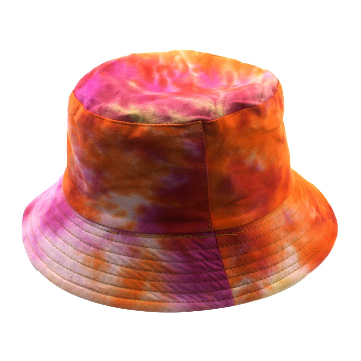Unisex Hip Hop Cotton Reversible Bucket Hat Tie-dye Print Wide Brim Sun Boonie Caps Casual Fishman Hat: B
