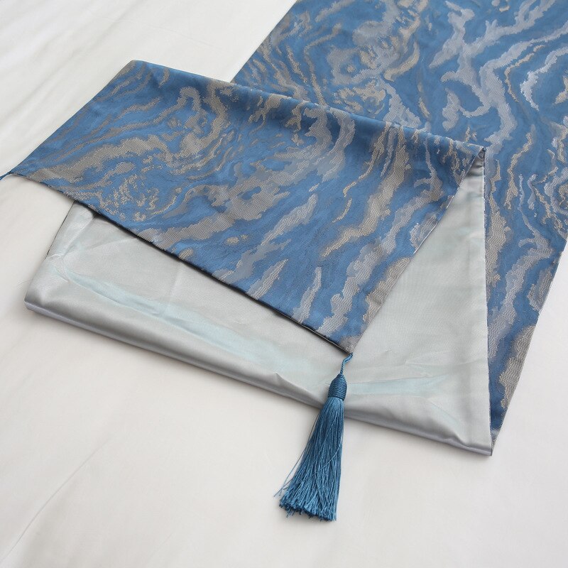 Luxury Jacquard Bed Runner 45x240cm Home Decor High-end Bedroom Decorative Bed Runner