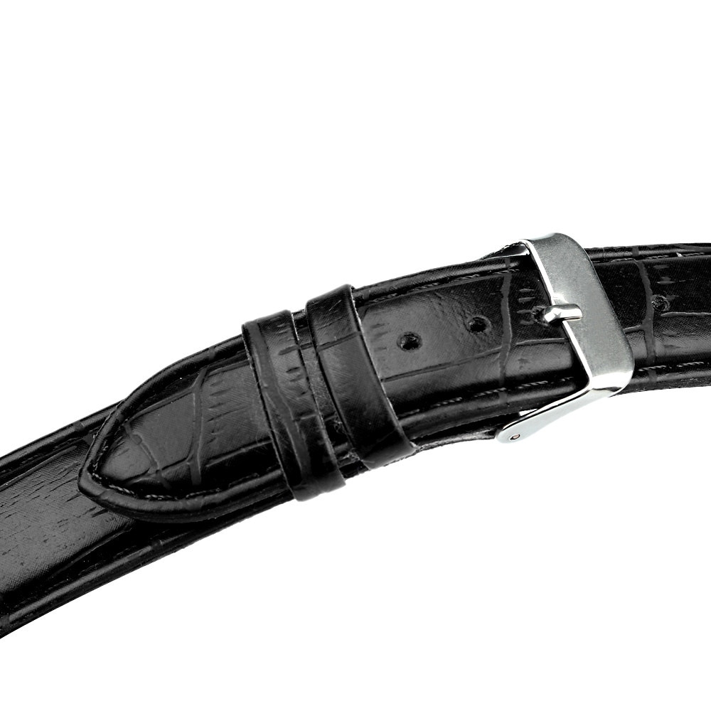20mm Man Women Leather Watch Band Strap Buckle Bracelet Watchbands Replace Watchband