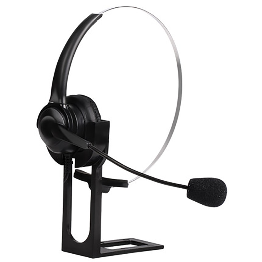 Draadgebonden Telefoon Headset Comfortabele Vaste Headset Met Houder, Flexibele-Noise Cancelling Microfoon En Volumeregeling, Mute
