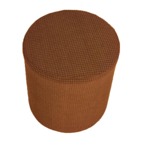 1pc- delige stretch poef met elastische onderkant voor de meeste ronde voetenbankjes