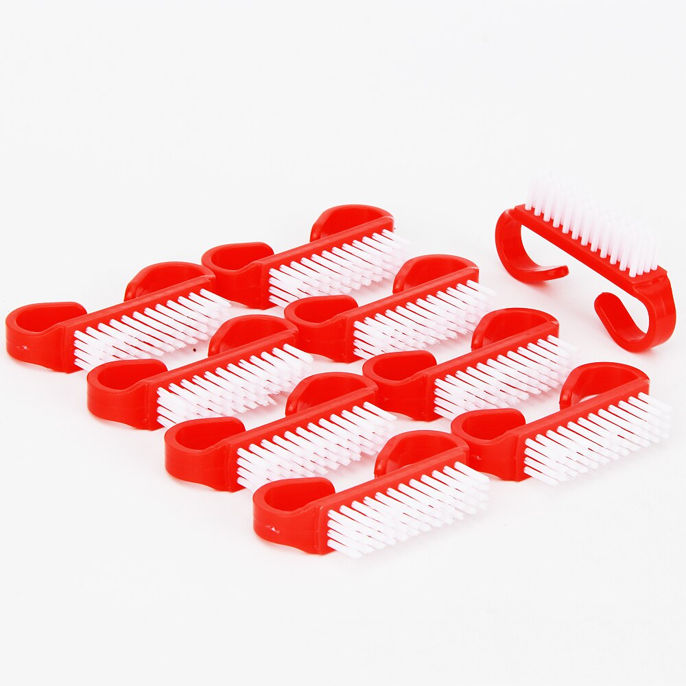 50 stuks/partij nagelreinigingsborstels, pedicure, zachte borstel, stofborstel, nail art verfborstel, manicure-gereedschap voor nagelverzorging