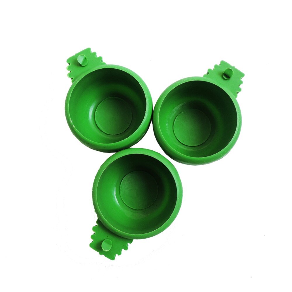 5 stk papegøje lille kæledyr mini mad vandskål foderduer fugle bur sand kop fodring drikke kop