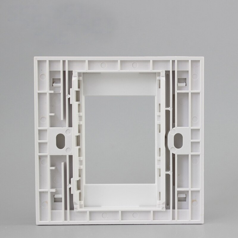 Socket 86mm Blank Wall Outlet Fit For 2 Slots 23x36mm Insert Vacant Faceplate Panel