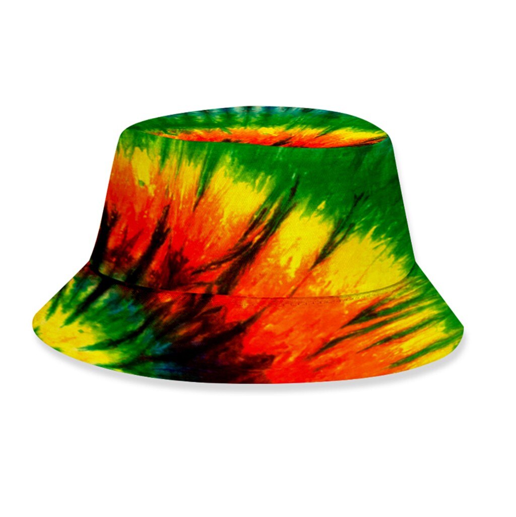 Unisex Foldable Bucket Hat Beach Sun Hat Men Women 3D Print Outdoor Activities Protecting Sun Hat Sunscreen Cap #z