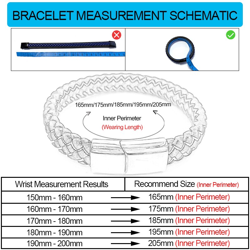 Schwarz Edelstahl Magnetische Verschluss Männer Armbinde Geflochtene Leder Armbinde für Männer Schmuck Jahrgang Mann Zubehör SP0023