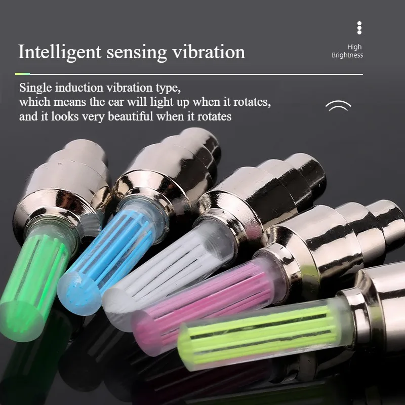 Fahrrad Speichen Lichter Fahrrad LED Licht Reifen Ventil Kappe Taschenlampe Rad Speichen Leichte Auto Motorrad Zubehör