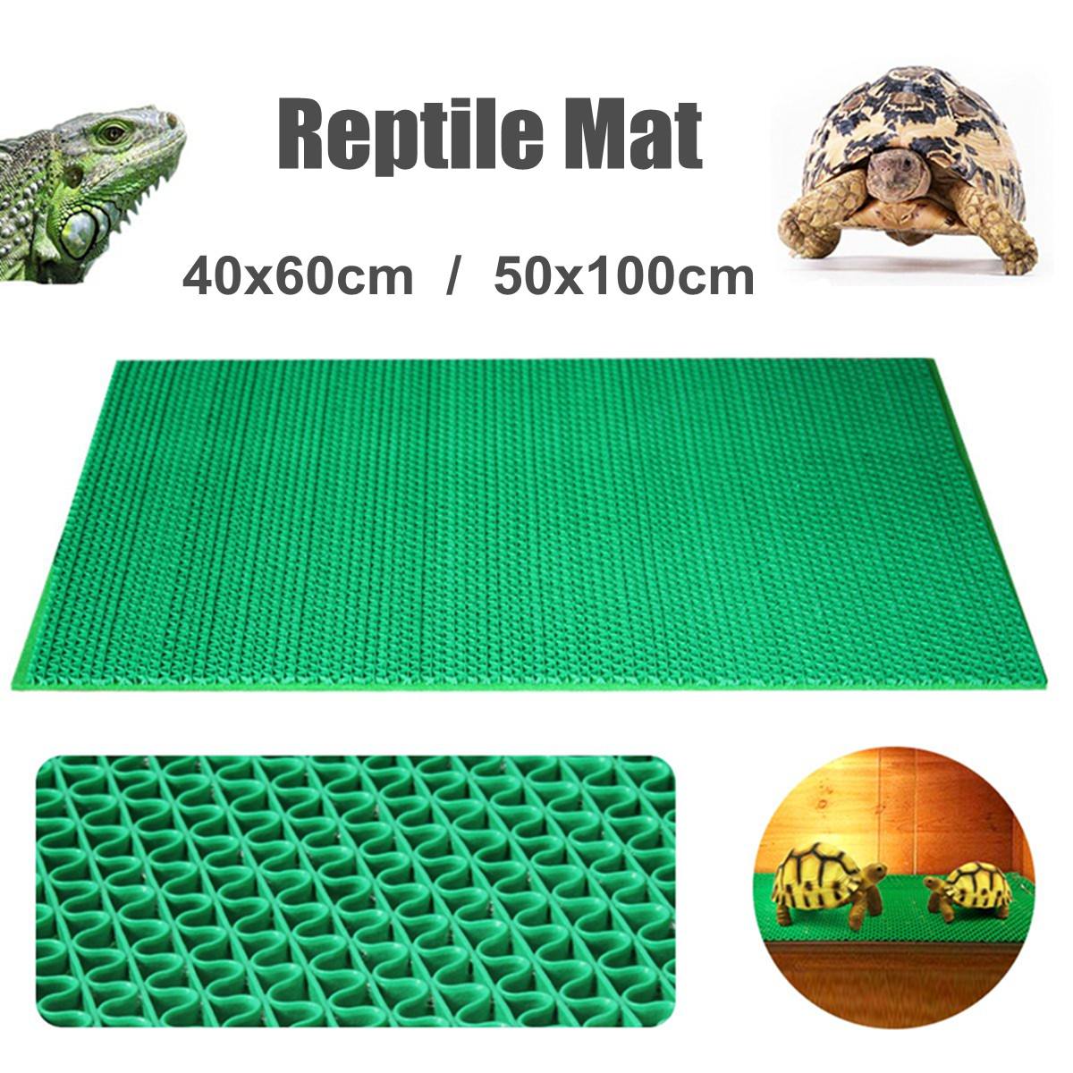 Pet Reptile Mat Plastic Mesh Waterproof Pad Lizard Water Absorption Carpet Degerming Tortoise Rug Reptile Animals Supplies