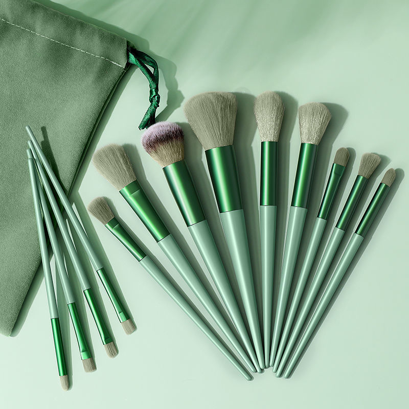 13-Make-up-Pinsel-Komplettset. Professionelle Make-up-Tools für Anfänger. Wird mit einer Aufbewahrungstasche geliefert: Default Title