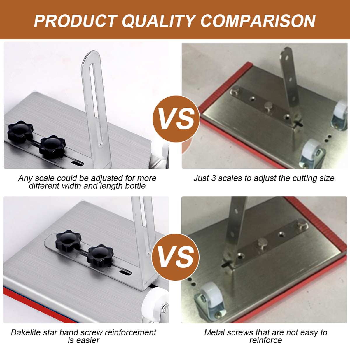 3/5 Pulley Jar glass bottle cutter tool for bottles cutting glass bottle-cutter DIY cut tools machine Wine Beer